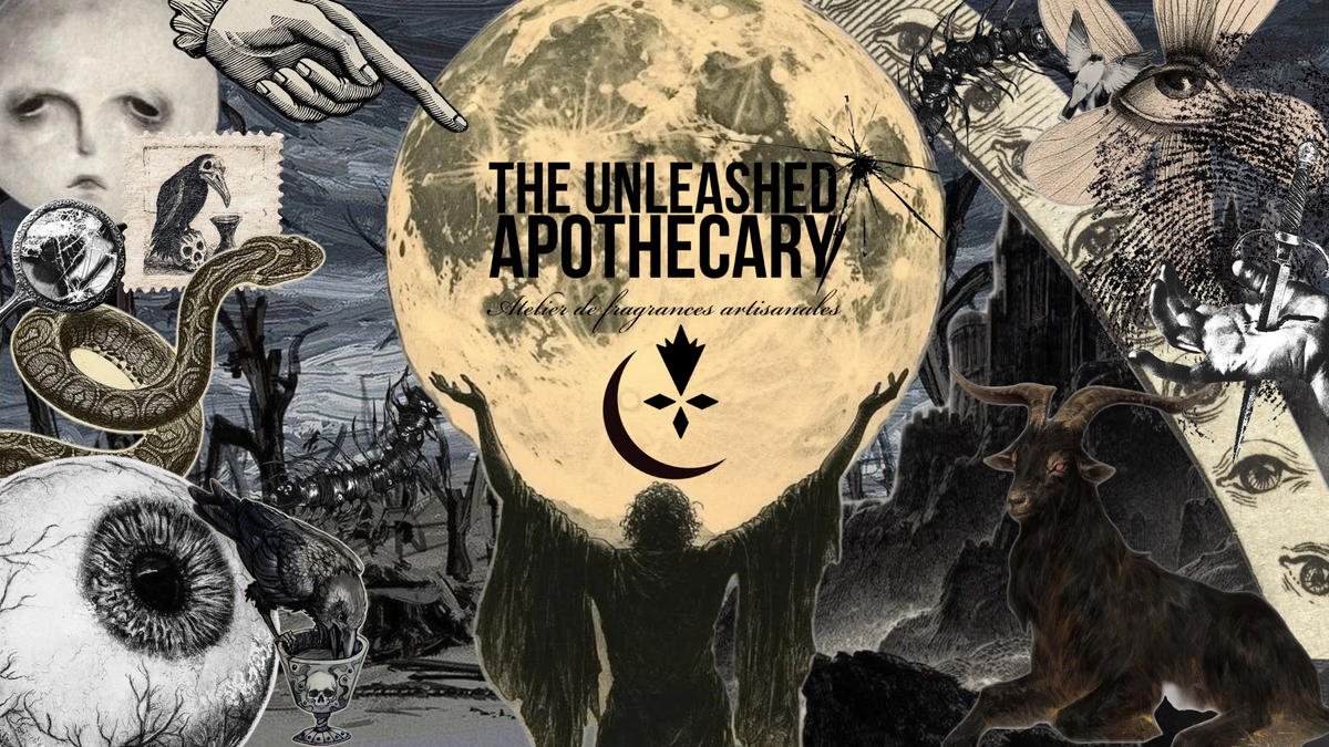 The Unleashed Apothecary perfumes artwork