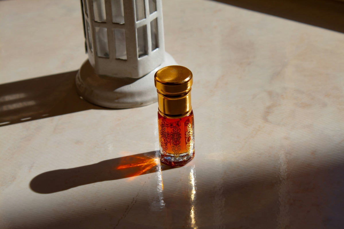 Small bottle of oud oil