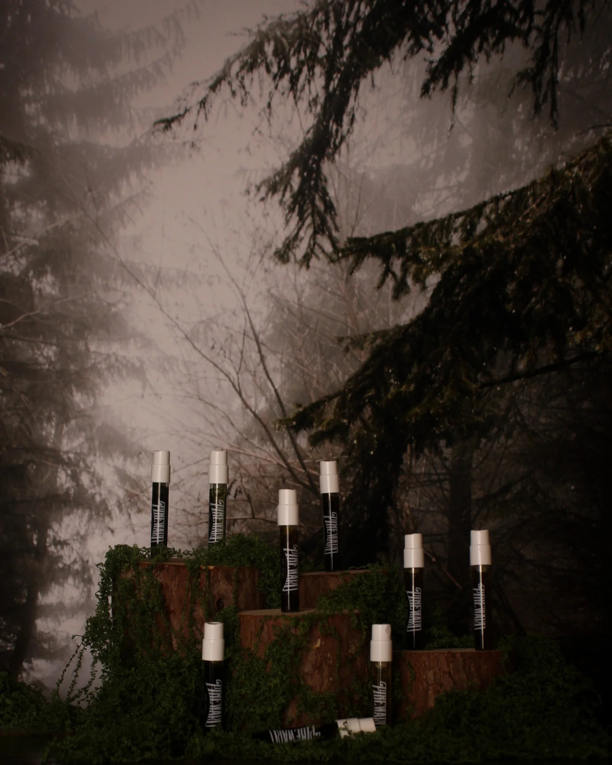 Pineward Haunted Forest Collection, bottles detail