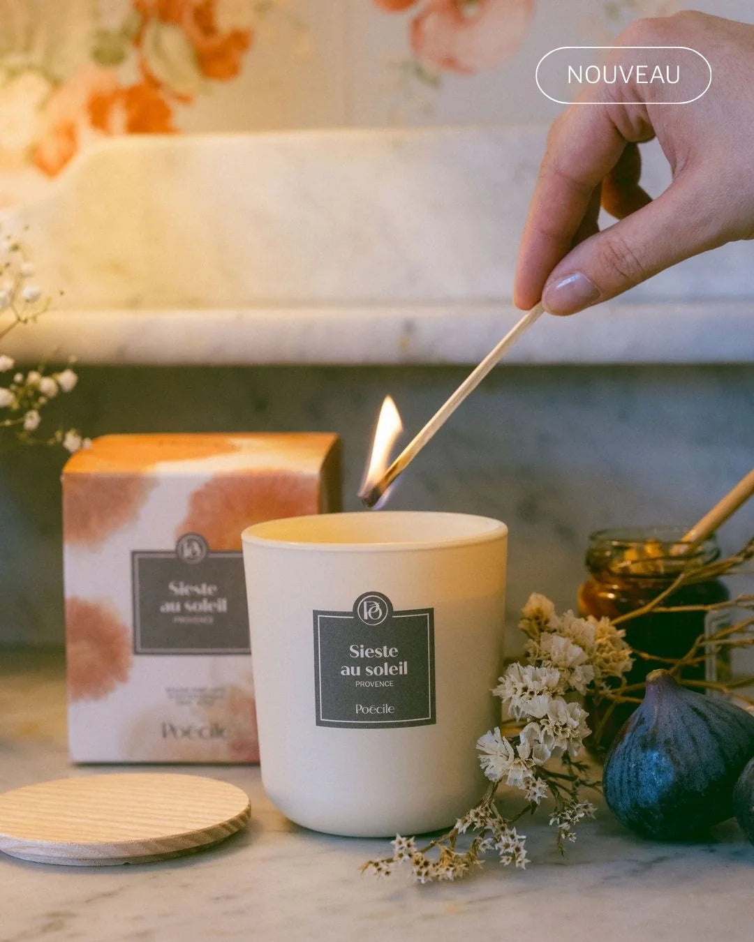 Sieste au soleil – Poécile Perfumes scented candle 190g